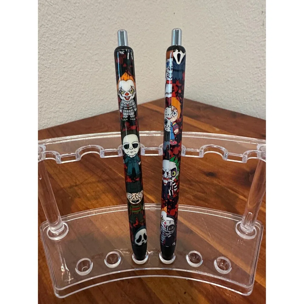 Horror cute dolls Characters Inkjoy Personalized Pens, Refillable gel pens, Viny
